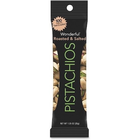 Paramount Farms Roasted/Salted Pistachios, 1.25oz. PAM91345